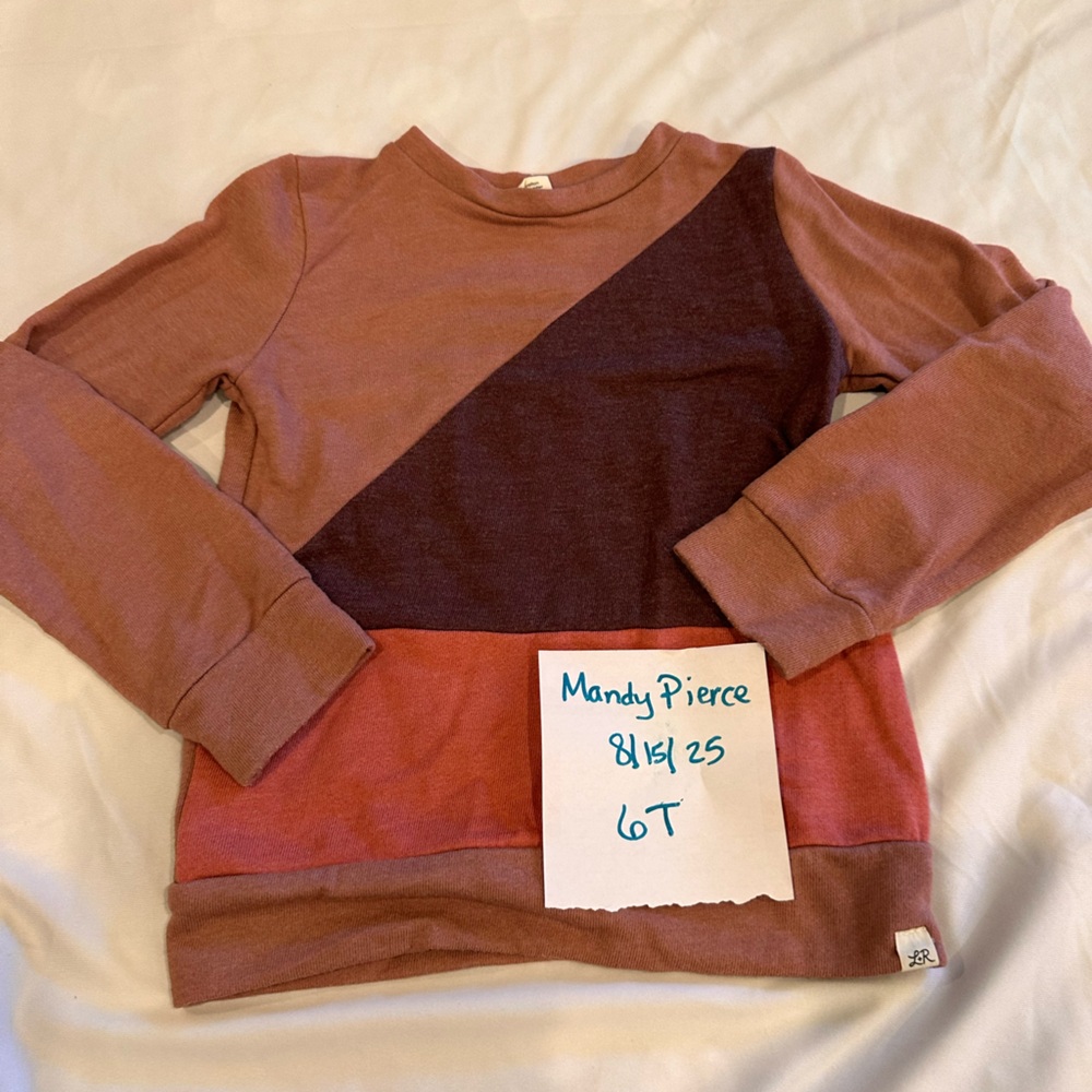 Little Road Co. 6T Kids Colorblock Long Sleeve Shirt